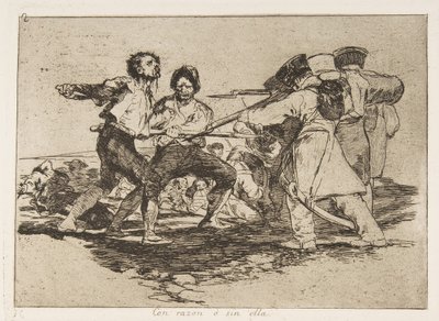 Plate 2 from The Disasters of War: Rightly by Francisco de Goya