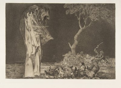 Folly of Fear, Plate 2 from the Disparates by Francisco de Goya