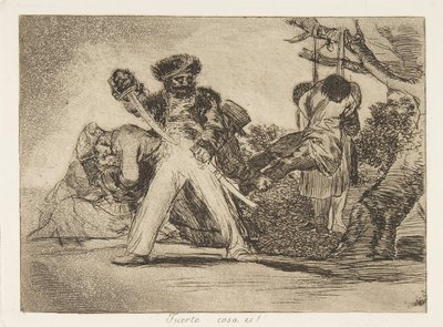 Plate 31 from The Disasters of War: That... by Francisco de Goya