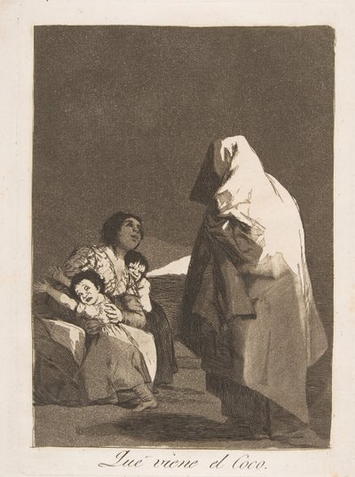 Here Comes the Bogey-Man, from Los Caprichos by Francisco de Goya