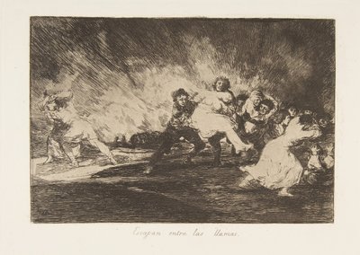 They (Plate 41 from The Disasters of War) by Francisco de Goya