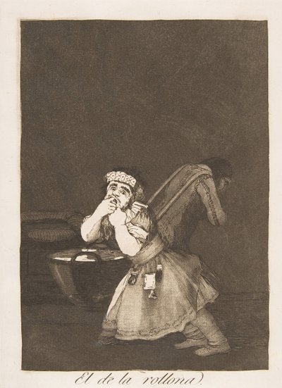 Plate 4 from Los Caprichos: Nanny