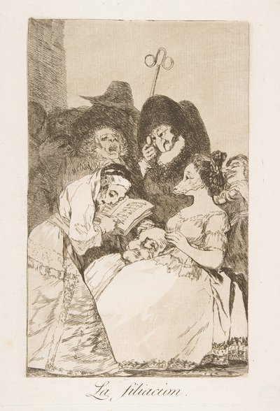 The Filiation by Francisco de Goya