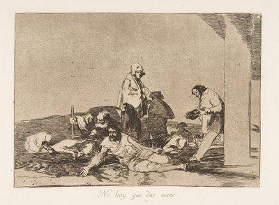 Plate 58 from The Disasters of War: It..., 1811-12, published 1863 by Francisco de Goya