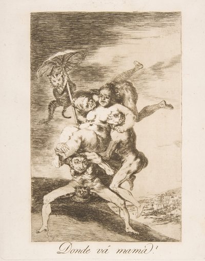 Where is Mom Going by Francisco de Goya