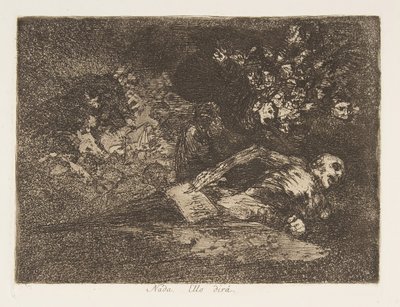 Plate 69 from The Disasters of War: Not... by Francisco de Goya