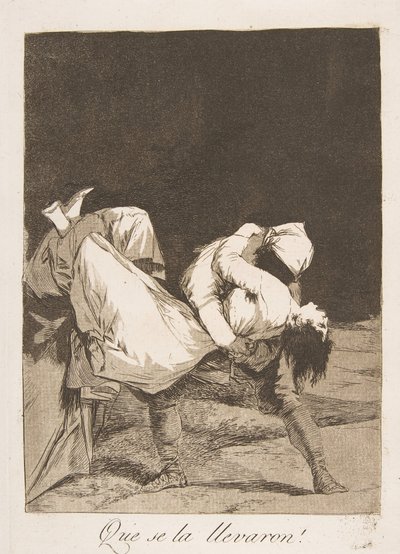 They Carried Her Off! (Plate 8 from Los Caprichos) by Francisco de Goya