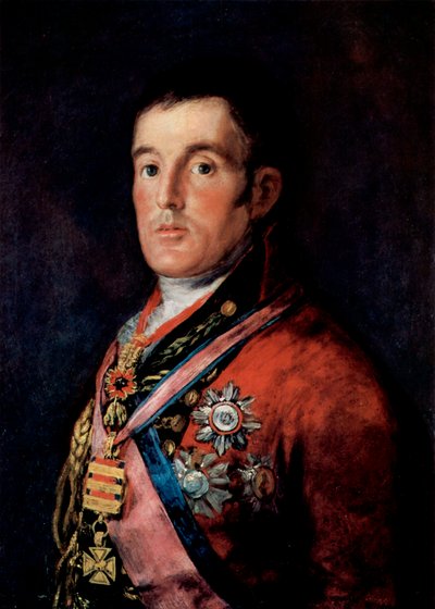 Portrait of Field Marshal Arthur Wellesley, 1st Duke of Wellington, c1814 by Francisco de Goya