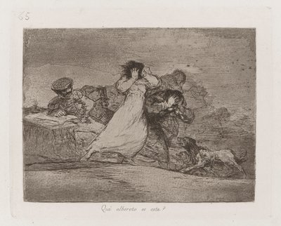 What Is This Hubbub?, Plate 65 from The Disasters of War by Francisco de Goya