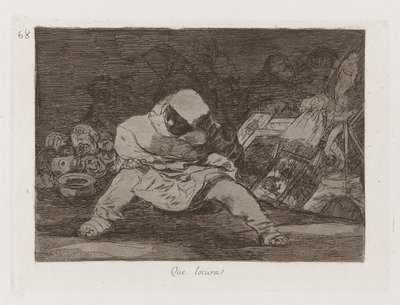 What Madness!, Plate 68 from The Disasters of War by Francisco de Goya