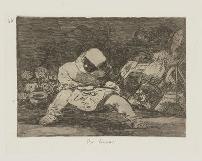 What Madness!, pl. 68 from the series The Disasters of War by Francisco de Goya