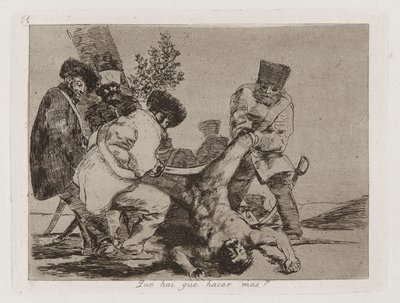 What More Can Be Done?, Plate 33 from The Disasters of War by Francisco de Goya