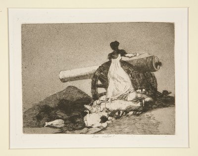 What Courage!, Plate 7 from The Disasters of War by Francisco de Goya