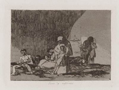 The Healthy and the Sick, Plate 57 from The Disasters of War by Francisco de Goya
