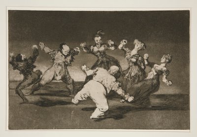 If Marion Will Dance, then She Has To Take the Consequences (pl. 12 from the series Los proverbios) by Francisco de Goya