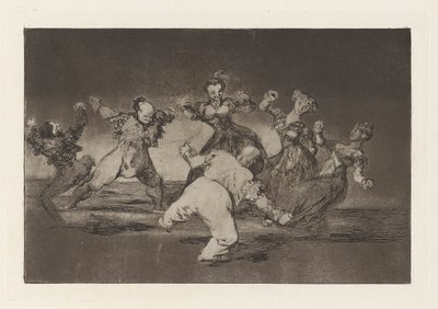 If Marion Will Dance, Then She Has to Take the Consequences, from the Series Los Disparates (Los Proverbios) by Francisco de Goya