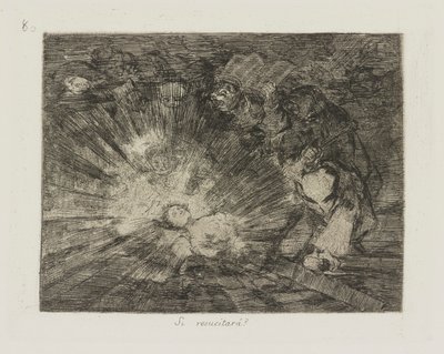 Will She Rise Again? (Plate 80 from The Disasters of War) by Francisco de Goya
