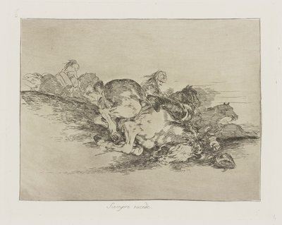 It Always Happens, plate 8 from the series The Disasters of War by Francisco de Goya