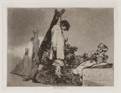 Not Either (Plate 36 from The Disasters of War) by Francisco de Goya