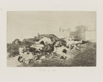 Tanto y Más (Even Worse), pl. 22 from the Series Los Desastres de la Guerra (The Disasters of War) by Francisco de Goya