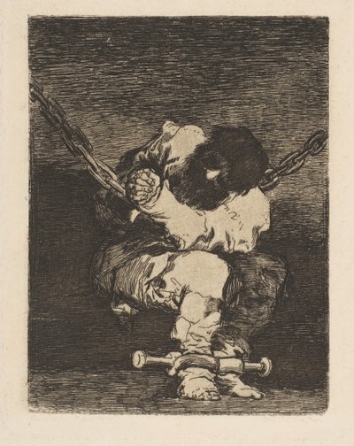 The Custody is as Barbarous as the Crime by Francisco de Goya