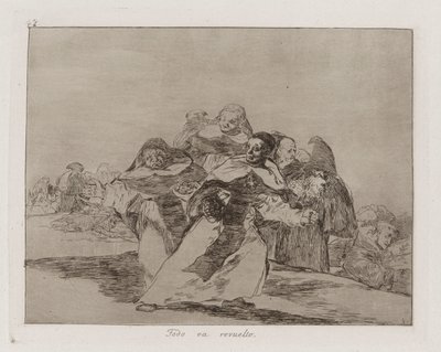 Everything is Topsy-turvy, Plate 42 from The Disasters of War by Francisco de Goya