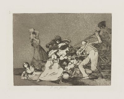 And They Are Like Wild Beasts, Plate 5 from the Series The Disasters of War by Francisco de Goya