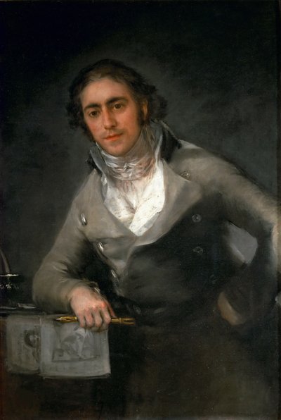 Portrait of a man Evaristo Pérez de Castro, ca 1806 by Francisco Goya de