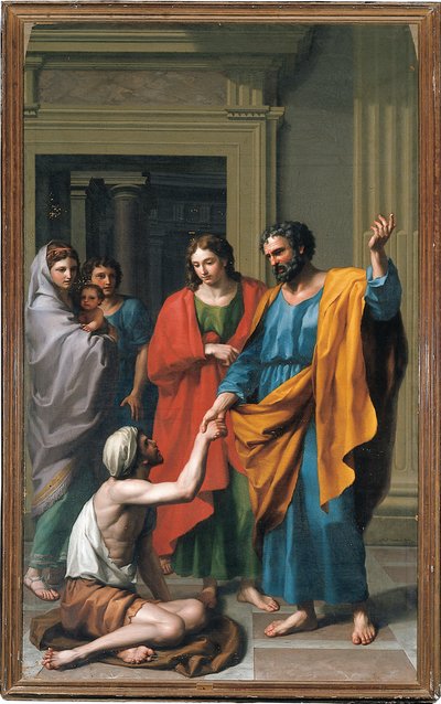 St. Peter and St. John Healing the Paralytic by Francisco Javier Ramos y Albertos