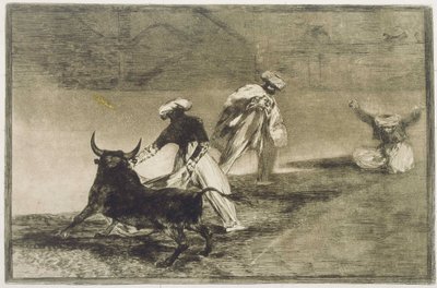They Play Another with the Cape by Francisco de Goya