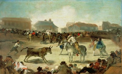 A Village Bullfight by Francisco de Goya