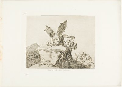 Against the Common Good, plate 71 from The Disasters of War by Francisco Jose de Goya y Lucientes