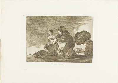 And this too, plate 45 from The Disasters of War by Francisco Jose de Goya y Lucientes