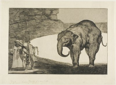 Animal Folly, from Disparates by Francisco Jose de Goya y Lucientes