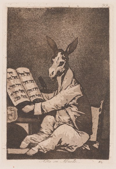 As Far As His Grandfather by Francisco de Goya