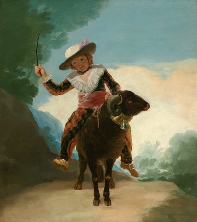 Boy on a Ram by Francisco Jose de Goya y Lucientes