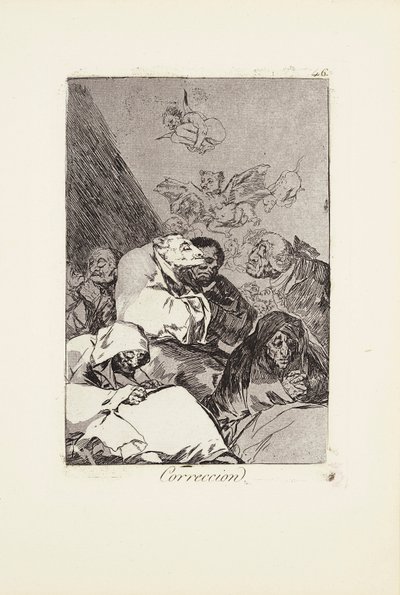 Correction (Correccion) Plate 46 from: Los Caprichos by Francisco Jose de Goya y Lucientes