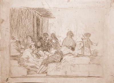 The Disasters of War: Vain complaints by Francisco de Goya