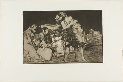 Disorderly Folly, plate seven from The Proverbs by Francisco Jose de Goya y Lucientes