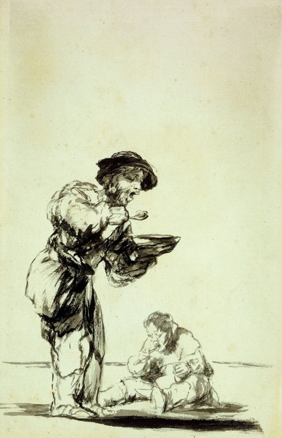 Do those who escape work end up like this? by Francisco de Goya