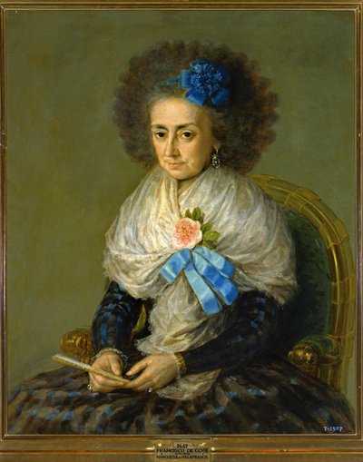 Dona Maria Antonia Gonzaga, Marquesa de Villafranca by Francisco Jose de Goya y Lucientes