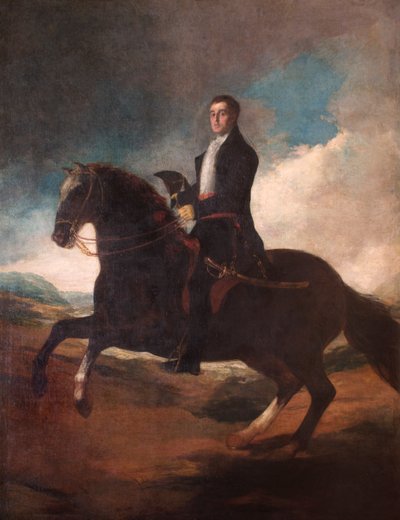 Equestrian Portrait of the Duke of Wellington by Francisco Jose de Goya y Lucientes