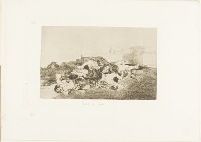 Even Worse (plate 22 from The Disasters of War) by Francisco Jose de Goya y Lucientes