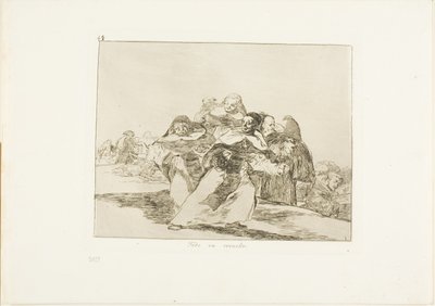 Everything is Topsy-Turvy, plate 42 from The Disasters of War by Francisco Jose de Goya y Lucientes