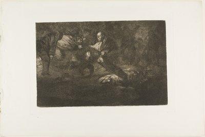 God Creates Them and They Join Up Together, plate 18 from Los Proverbios by Francisco Jose de Goya y Lucientes