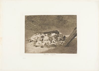 Harvest of the dead, plate 63 from The Disasters of War by Francisco Jose de Goya y Lucientes