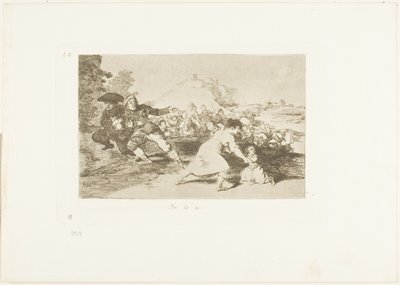 I Saw it (plate 44 from The Disasters of War) by Francisco Jose de Goya y Lucientes