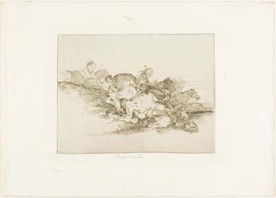 It Always Happens, plate eight from The Disasters of War by Francisco Jose de Goya y Lucientes