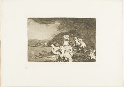It Serves You Right, Plate Six from The Disasters of War by Francisco Jose de Goya y Lucientes