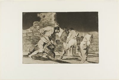 It is Amazing - and We were Made by God, plate six from Los Proverbios by Francisco Jose de Goya y Lucientes